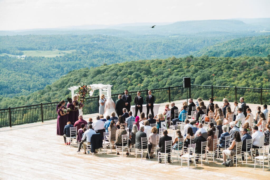 Mariage avec hébergement dans Lanaudière à l'Auberge de la Montagne Coupée
