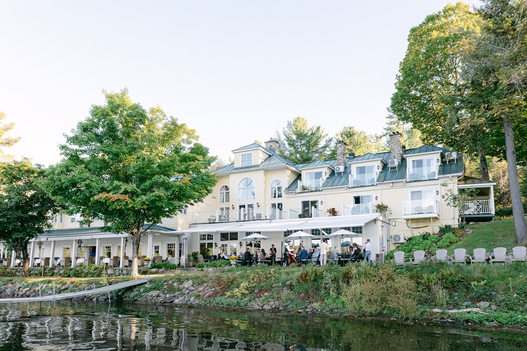 Mariage avec hébergement en Estrie au Ripplecove