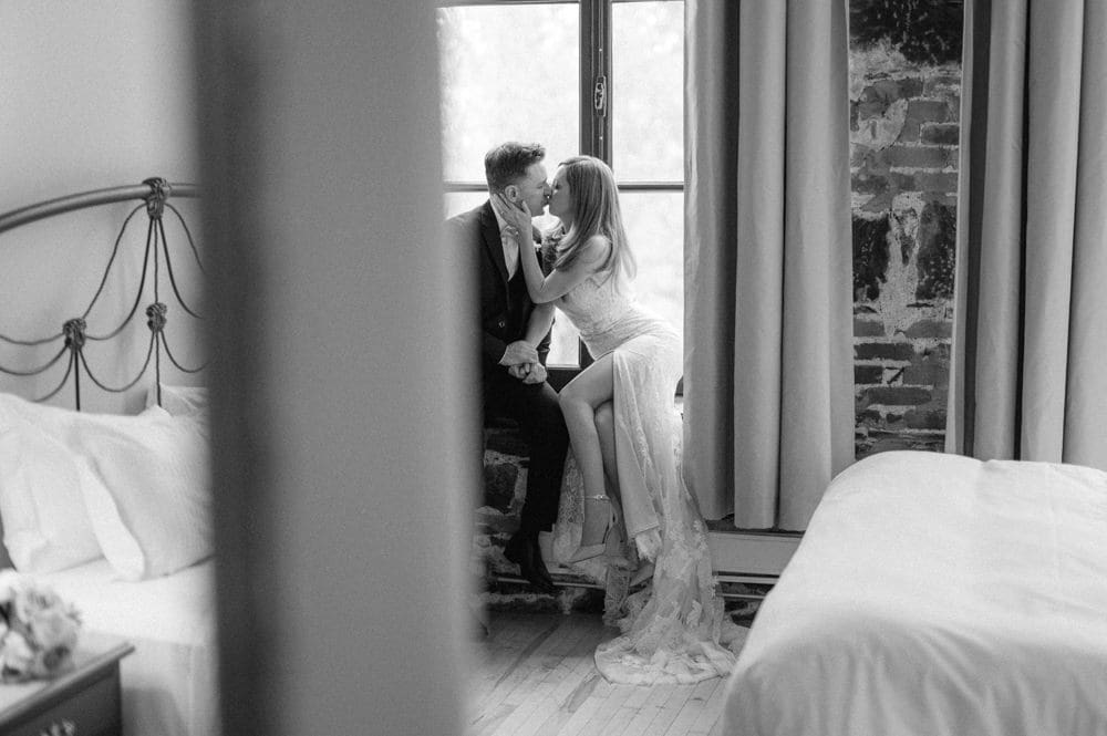 Mariage luxueux avec hébergement à Montréal à l'Auberge du Vieux-Port