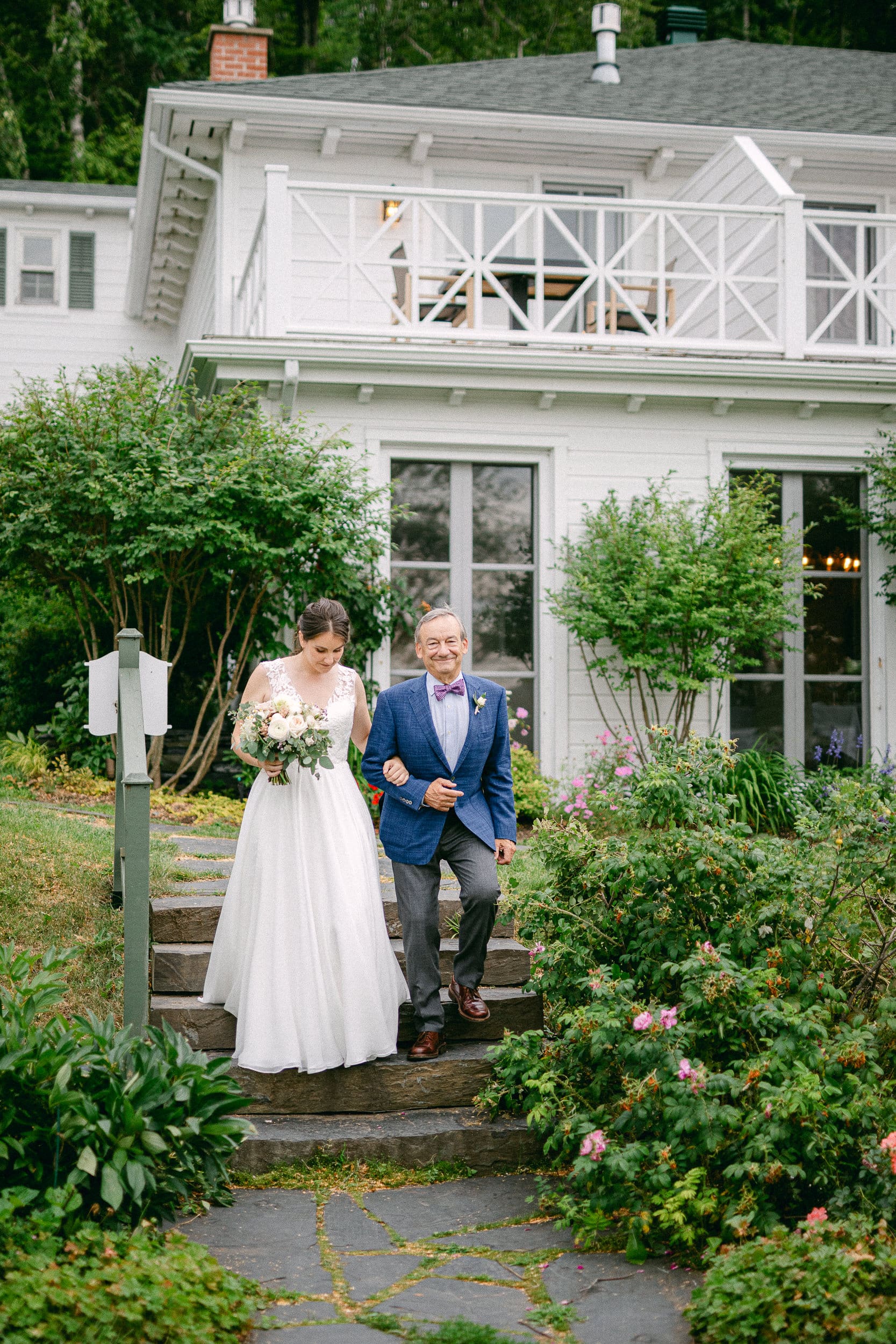 Mariage romantique avec hébergement au Manoir Hovey