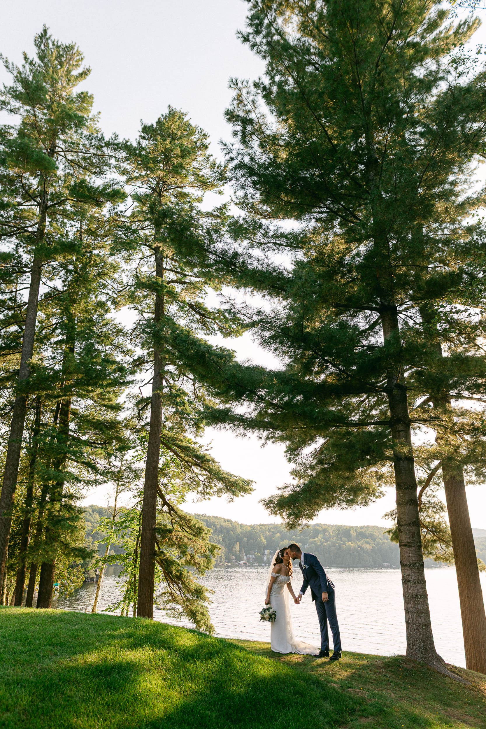 Mariage romantique avec hébergement en Estrie au Ripplecove